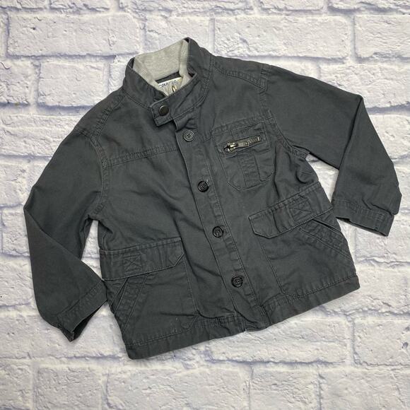 OshKosh Genuine Kids Jacket in Grey/Blue - Picture 1 of 8